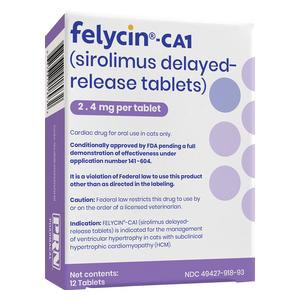 Felycin-CA1 Tablets for Cats 2.4 mg 12 ct - Item # 1828RX