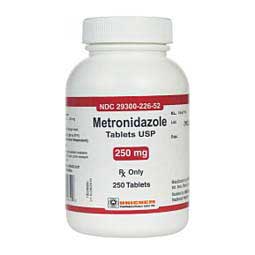 Metronidazole for Animals 250 mg 250 ct - Item # 183RX