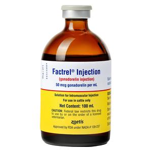 Factrel Injection for Cattle 50 ds 100 ml - Item # 1840RX