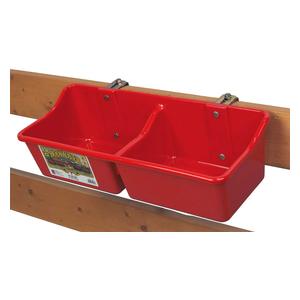 Hook Over 24-in Feeder with Brackets Red - Item # 19154