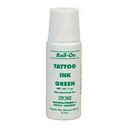 Livestock Roll-On Tattoo Ink Green - Item # 19287