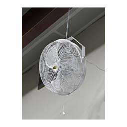 Outdoor or Indoor 18-in Waterproof Livestock or Barn Fan White - Item # 19533