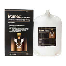 Ivomec Pour-On Parasiticide for Cattle 5 Liter - Item # 19691