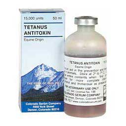 Tetanus Antitoxin Livestock Vaccine 15,000 Units - Item # 19702