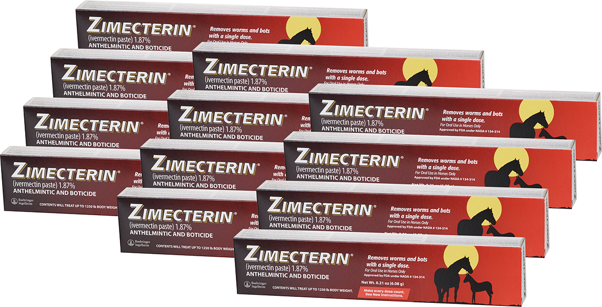 thumbnail interactive-video image 1 of Merial Zimecterin Paste Horse Dewormer - Effective Parasite Control For Equine Health 1 of 2