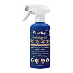 Vetericyn Plus Utility Spray Wound Management, Teat Spray Dermal Cleanser for Livestock