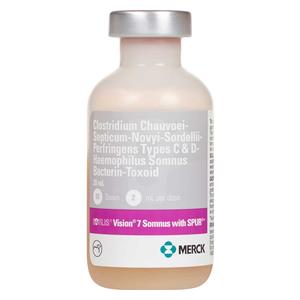 Bovilis Vision 7 Somnus with Spur Cattle Vaccine 10 dose - Item # 19820