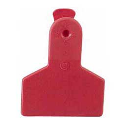 No-Snag Ear Tags Small Animal Blank ID Tags Red - Item # 20093