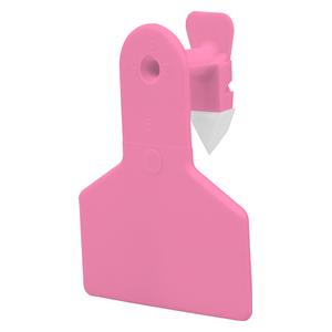 No-Snag Ear Tags Small Animal Blank ID Tags Pink - Item # 20093