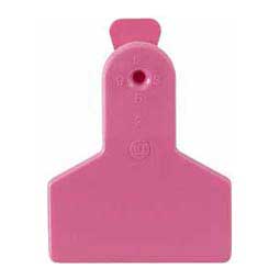 No-Snag Ear Tags - Small Animal Blank ID Tags Pink - Item # 20093