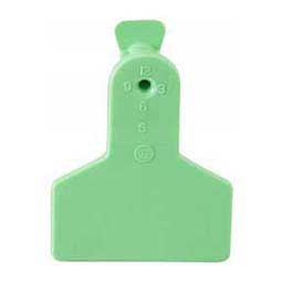 No-Snag Ear Tags Small Animal Blank ID Tags Green - Item # 20093