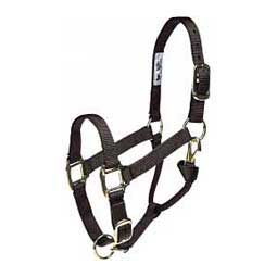 Adjustable Yearling 1" Horse Halter Black - Item # 20351