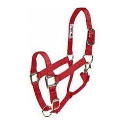Adjustable Yearling 1-in Horse Halter Red - Item # 20351
