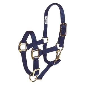 Adjustable 3/4-in Suckling or Foal Horse Halter Navy - Item # 20352