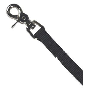 Nylon Lead withSnap Black - Item # 20402