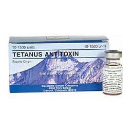 Tetanus Antitoxin Livestock Vaccine 10 dose (5 ml) vials 1,500 units - Item # 20504