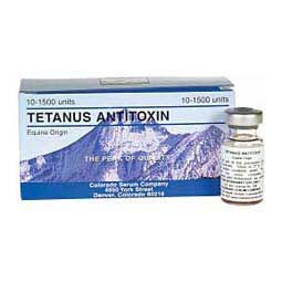 Tetanus Antitoxin Livestock Vaccine 10 x 1,500 Units - Item # 20504