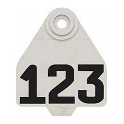 DuFlex Numbered Medium Cattle ID Ear Tags White - Item # 20713