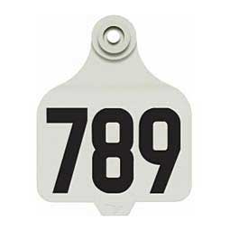 DuFlex Numbered Large Cattle ID Ear Tags White - Item # 20714