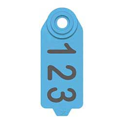 DuFlex Sheep & Goat Ear Tags - Numbered ID Tags Blue - Item # 20718