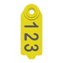 DuFlex Sheep & Goat Ear Tags - Numbered ID Tags Yellow - Item # 20718