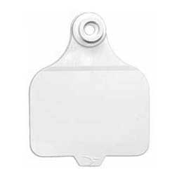 DuFlex Blank Large Cattle ID Ear Tags White - Item # 20721