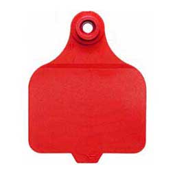 DuFlex Blank Large Cattle ID Ear Tags Red - Item # 20721