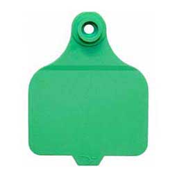 DuFlex Blank Large Cattle ID Ear Tags Green - Item # 20721