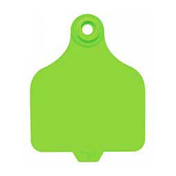 DuFlex Blank Large Cattle ID Ear Tags Neon Green - Item # 20721