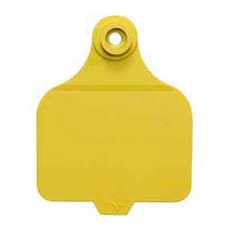 DuFlex Blank Large Cattle ID Ear Tags Yellow - Item # 20721