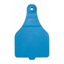 Allflex DuFlex Blank Extra Large Cattle ID Ear Tags Blue - Item # 20722