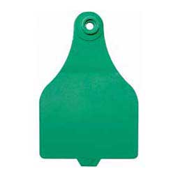 Allflex DuFlex Blank Extra Large Cattle ID Ear Tags Green - Item # 20722