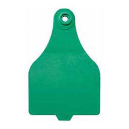 DuFlex Blank Extra Large Cattle ID Ear Tags Green - Item # 20722