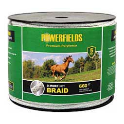 Premium Polyfence 9-Wire Hot Braid White - Item # 21608