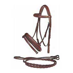Flash Bridle with Laced Reins Brown - Item # 21659