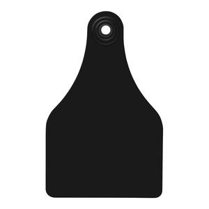 Allflex Blank Super-Maxi Cattle ID Ear Tags Black - Item # 21972