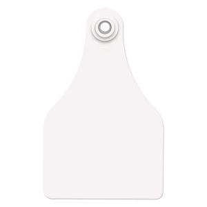 Allflex Blank Super-Maxi Cattle ID Ear Tags White - Item # 21972