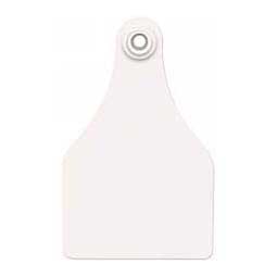 Blank Super-Maxi Cattle ID Ear Tags White - Item # 21972