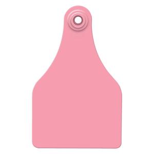 Allflex Blank Super-Maxi Cattle ID Ear Tags Pink - Item # 21972