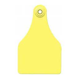 Allflex Blank Super-Maxi Cattle ID Ear Tags Yellow - Item # 21972