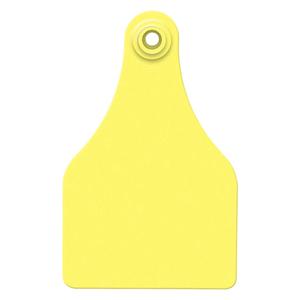 Allflex Blank Super-Maxi Cattle ID Ear Tags Yellow - Item # 21972