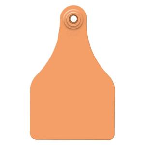 Allflex Blank Super-Maxi Cattle ID Ear Tags Orange - Item # 21972