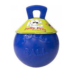 The Tug-N-Toss Jolly Ball for Dogs 8 in (breed size Retriever Dalmatian etc - Item # 22275