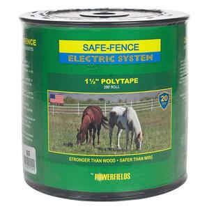 Safe-Fence Electric System 1 1/2-in Poly Tape Black 200 ft - Item # 22424