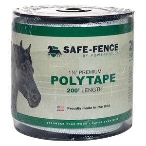 Safe-Fence Electric System 1 1/2-in Poly Tape White 200 ft - Item # 22424