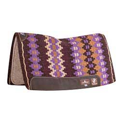 Zone Series Horse Blanket Top Horse Saddle Pad Coffee/Purple - Item # 22474