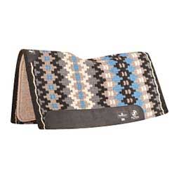 Zone Series Horse Blanket Top Horse Saddle Pad Black/Malibu - Item # 22474
