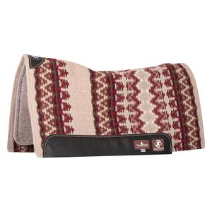 Zone Series Horse Blanket Top Horse Saddle Pad Latte Chestnut 32 x 34 - 3/4'' - Item # 22474