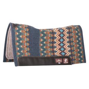 Zone Series Horse Blanket Top Horse Saddle Pad Navy Emerald 32 x 34 - 3/4'' - Item # 22474