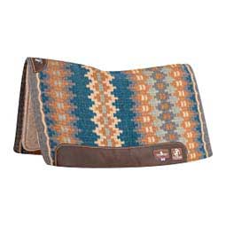 Zone Series Horse Blanket Top Horse Saddle Pad Charcoal/Ocean - Item # 22475